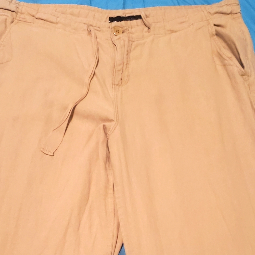 Calvin Klein Jean's Beige Linen Pants